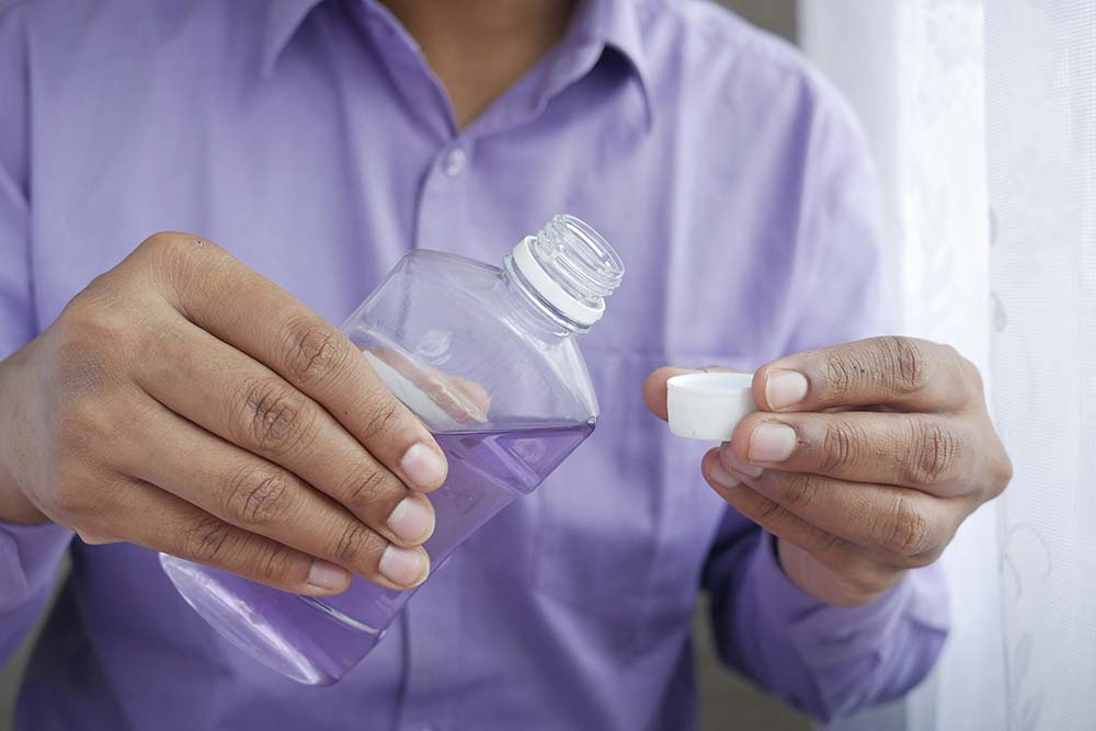 enjuague bucal con clorhexidina